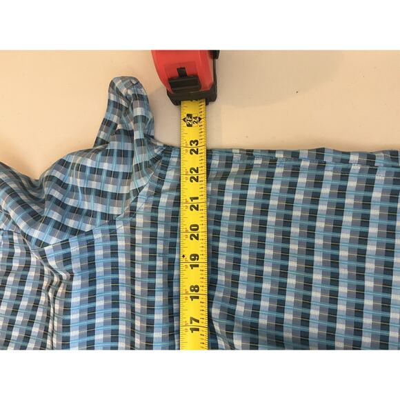 Robert Graham Check Plaid Resort Retro Classic Shirt L Flip Cuff Preppy Vacay - Picture 13 of 14